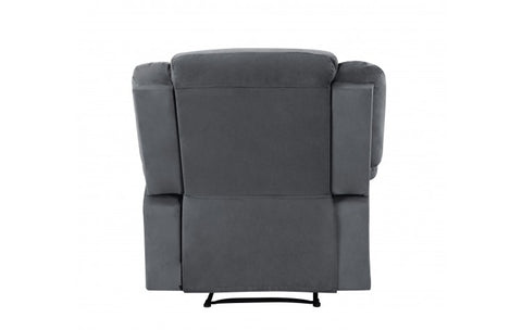9824 Gray Microfiber Fabric Reclining ChairModel:  9824-GRAY-CH