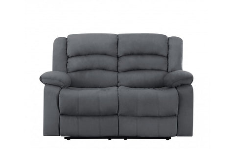 9824 Gray Microfiber Fabric Reclining LoveseatModel:  9824-GRAY-L