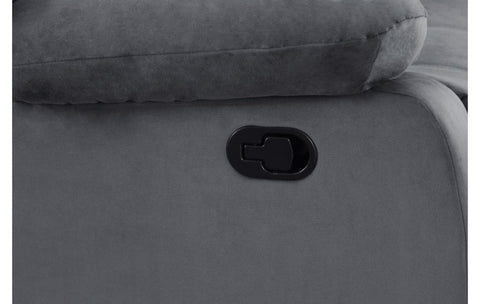 9824 Gray Microfiber Fabric Reclining LoveseatModel:  9824-GRAY-L