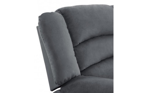 9824 Gray Microfiber Fabric Reclining ChairModel:  9824-GRAY-CH