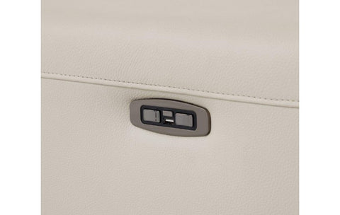 989 DivanItalia Beige Top Grain Italian Leather Sofa with Power ReclinersModel:  989-BEIGE-S