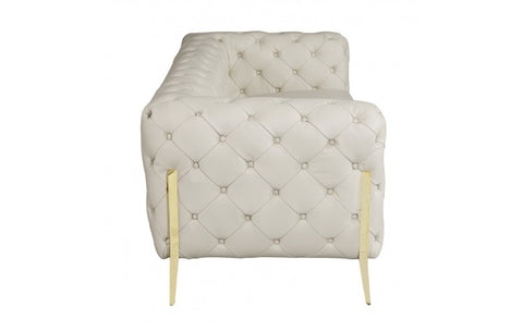 970 DivanItalia Beige Sofa – Top Grain Italian LeatherModel:  970-BEIGE-S