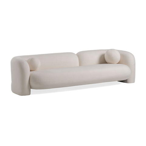Modrest Khan Modern 4 Seater Off White Fabric Sofa Model VGOD-ZW-22022-S