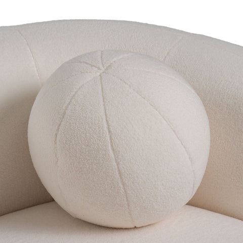 Modrest Khan Modern 4 Seater Off White Fabric Sofa Model VGOD-ZW-22022-S