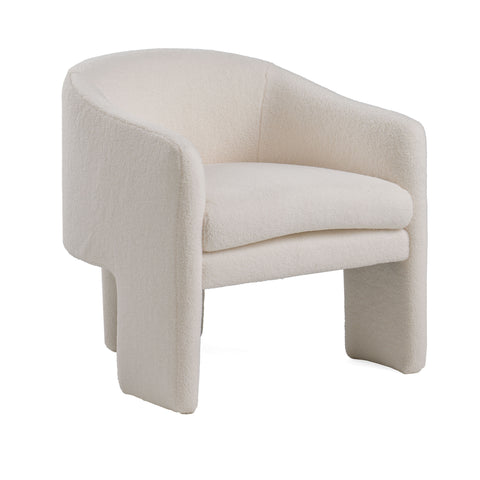 Modrest Khan Modern Off White Fabric Accent Chair Model VGOD-ZW-21102-CH