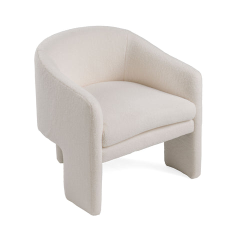 Modrest Khan Modern Off White Fabric Accent Chair Model VGOD-ZW-21102-CH