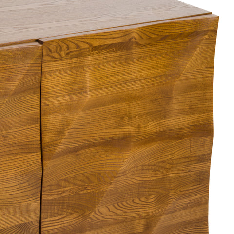 Modrest Killeen Modern Gold & Walnut Buffet Model VGCSSB-17181-BRN-BUF