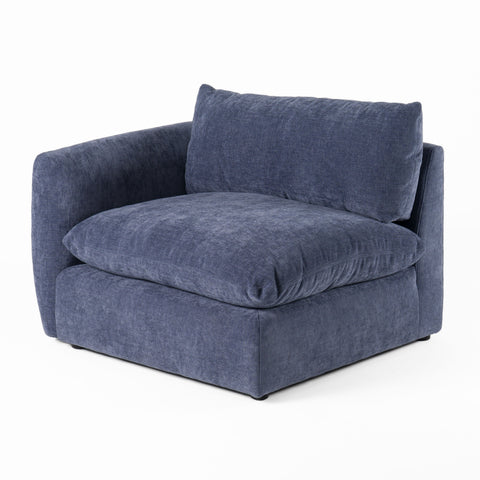 Divani Casa Kinsey Modern Blue Fabric Modular Sectional Sofa Model VGKK-KF.8035-SECT-NAVY