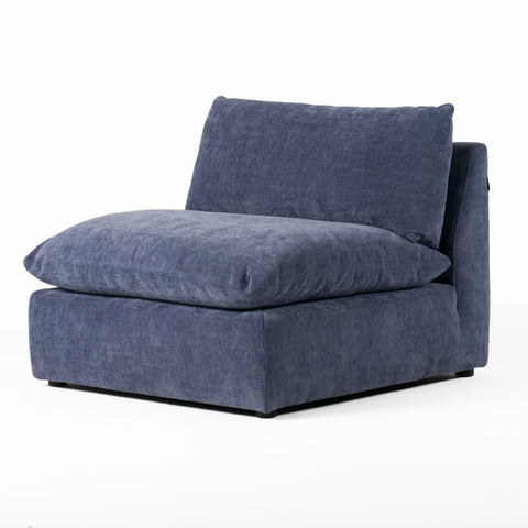 Divani Casa Kinsey Modern Blue Fabric Modular Sectional Sofa Model VGKK-KF.8035-SECT-NAVY
