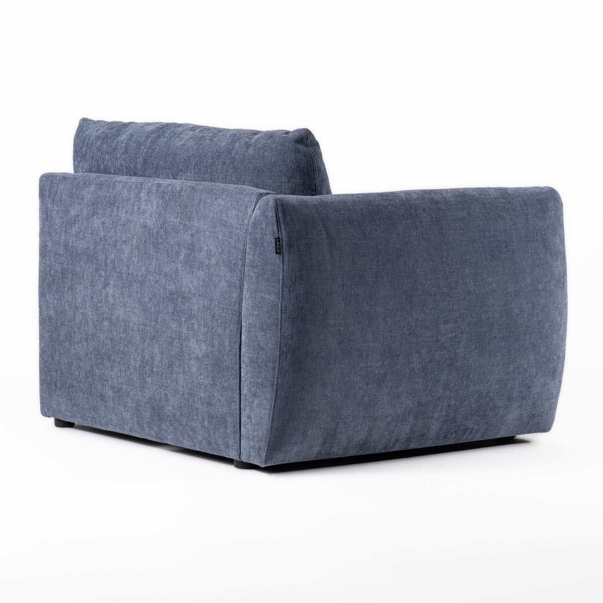 Divani Casa Kinsey Modern Blue Fabric Modular Corner Seat Model VGKK-KF.8035-CORNER-NAVY