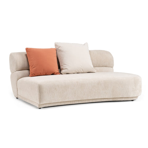 Divani Casa Knight Modern Beige Fabric Curved Sectional Model VGOD-ZW-24021-BGE