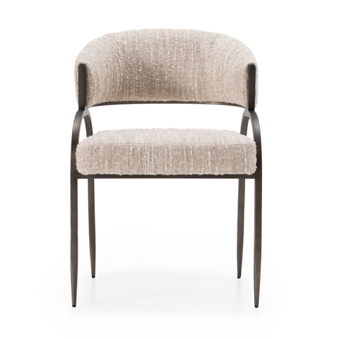 Modrest Kobe Modern Beige Fabric Dining Chair Model VGOD-ZW-24068-BGE