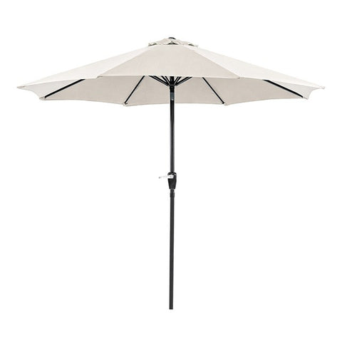 SOLI 9' OUTDOOR UMBRELLA W/ AUTO TILT + 21" ROUND BASE