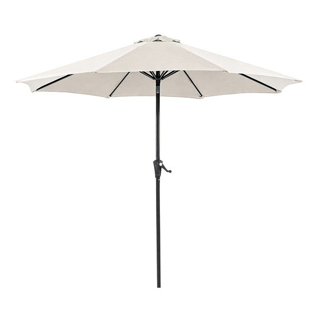 TANO 9' OUTDOOR UMBRELLA + 21" ROUND BASE