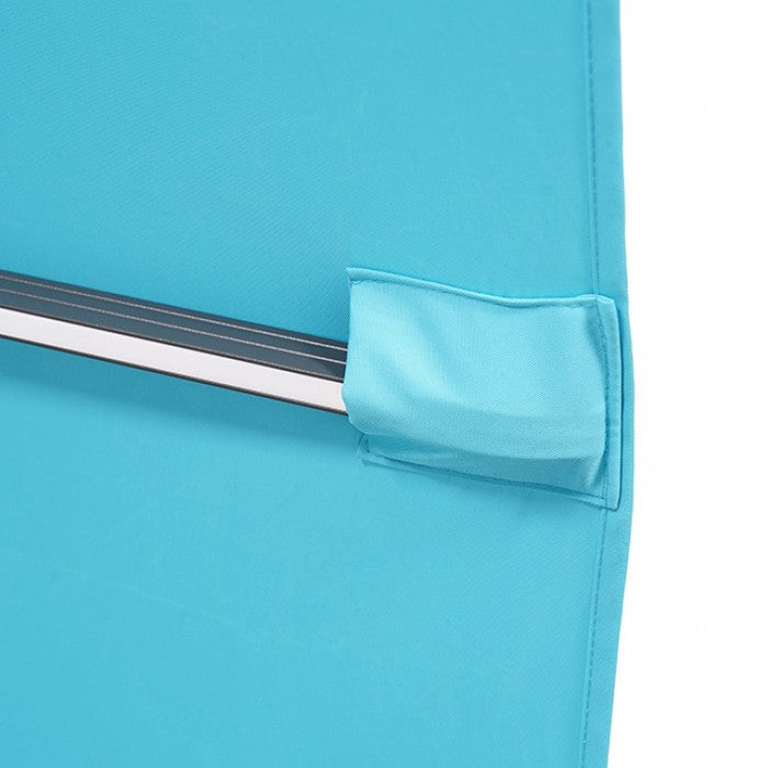SANO 10 FT SQUARE UMBRELLA W/ DOUBLE TOP W/ LED + 37" LARGE BASE