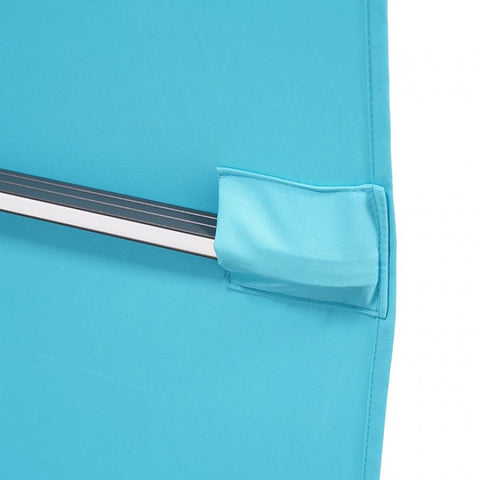 SANO 10 FT SQUARE UMBRELLA W/ DOUBLE TOP W/ LED + 37" LARGE BASE