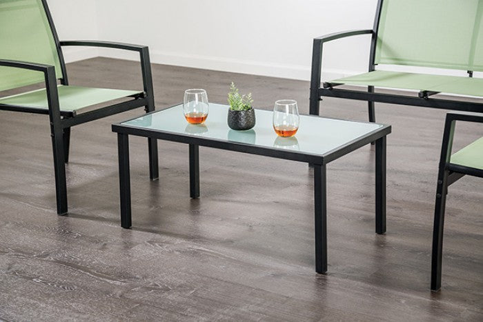 Ibiza 4 Pc. Sling Set K/D Model La-A017Gr-4Pk-Chair By Furniture Of America 