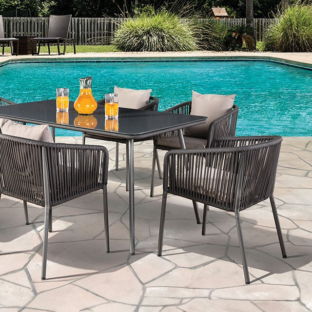 TUSHARI 8 PC. OUTDOOR DINING SET
