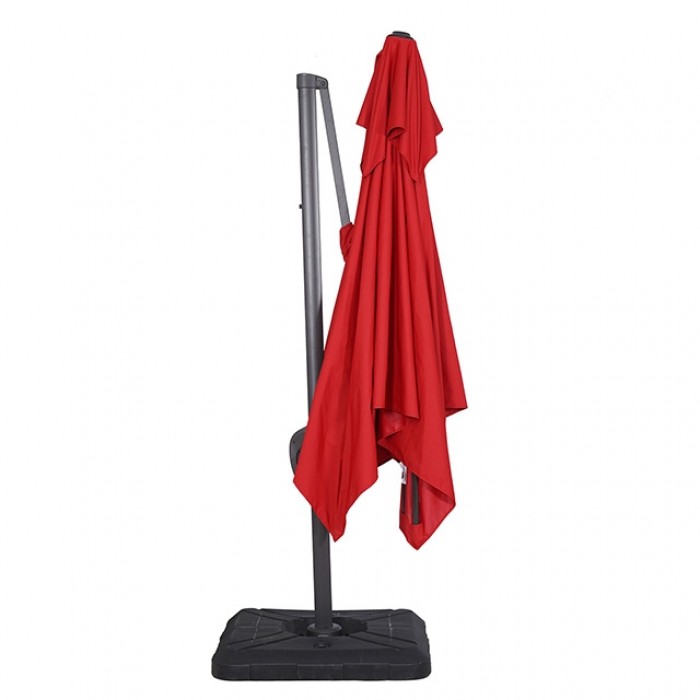 HERO 10 FT SQUARE UMBRELLA W/ DOUBLE TOP + 37" LARGE BASE