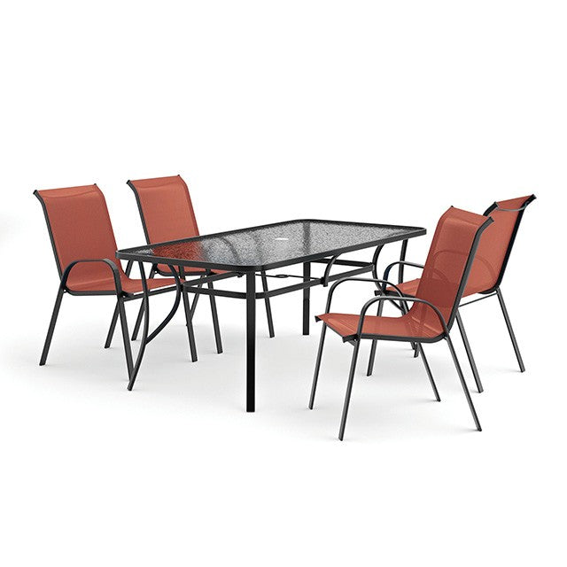 PIERRO 5 PC. OUTDOOR DINING SET