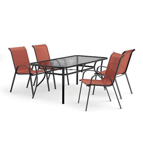 PIERRO 5 PC. OUTDOOR DINING SET