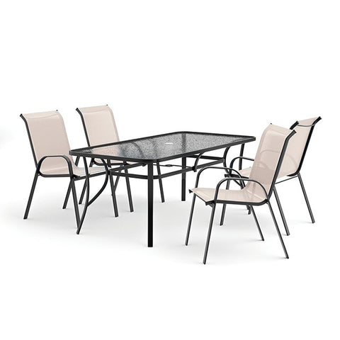 PIERRO 5 PC. OUTDOOR DINING SET