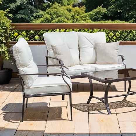 Arezzo 5 Pc. Outdoor Furniture Set Model La-L005Bg-4Pk-Chair By Furniture Of America 