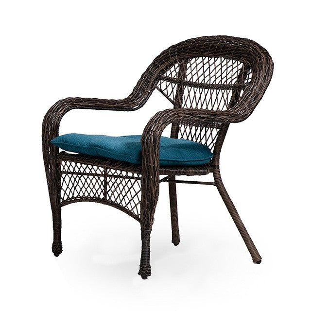 OLIVERI WICKER STACKING CHAIR - 2PC/STACK