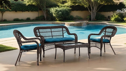 Oliveri 5 Pc. Outdoor Set Model La-L008Dt-4Pc-Chair By Furniture Of America 