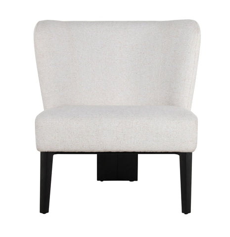 Divani Casa Ladean Modern White Accent Chair Model VGEUGD8767BLK-WHT-CH