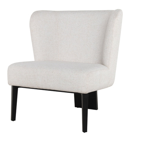 Divani Casa Ladean Modern White Accent Chair Model VGEUGD8767BLK-WHT-CH