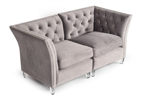 Divani Casa Ladue Transitional Corner Seater Set Model VGHK-F9033-70-80