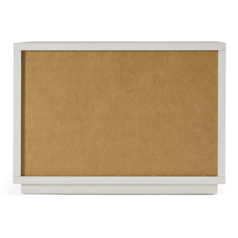 Lamod Italia Lago Modern Faux Travertine Nightstand Model VGAC-LAGO-NS