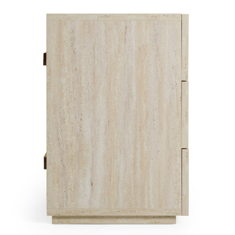 Lamod Italia Lago Modern Faux Travertine Dresser Model VGAC-LAGO-DRS