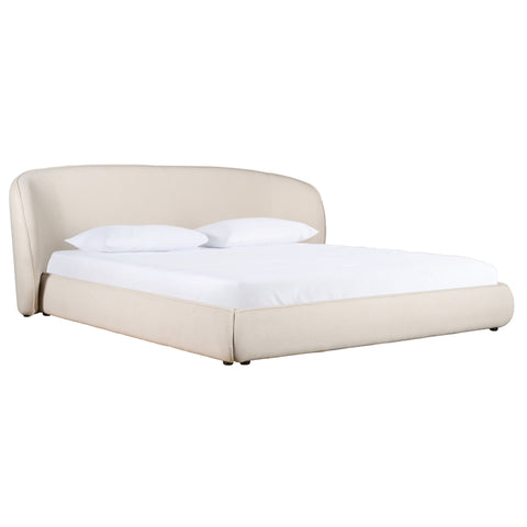 Modrest Lambert Modern Beige Fabric Upholstered Bed Model VGEVA149-BGE-BED-01