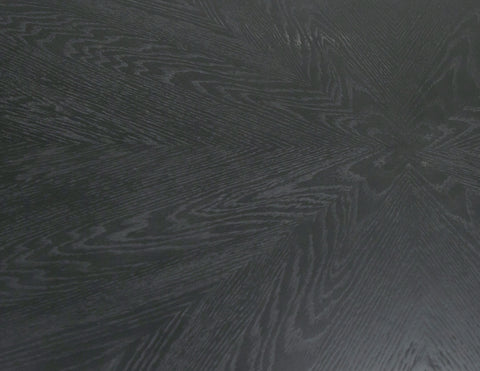 Modrest Lander Modern Mid Century Black Oak Round Dining Table  Model VGDW-J3630-1-BLK