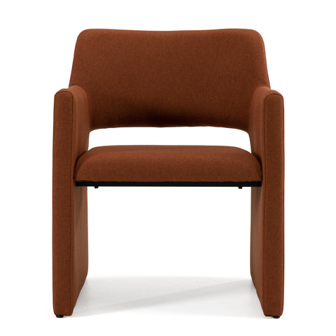Modrest Lasara Modern Rust Fabric Dining Chair Model VGDW-L-895-RST