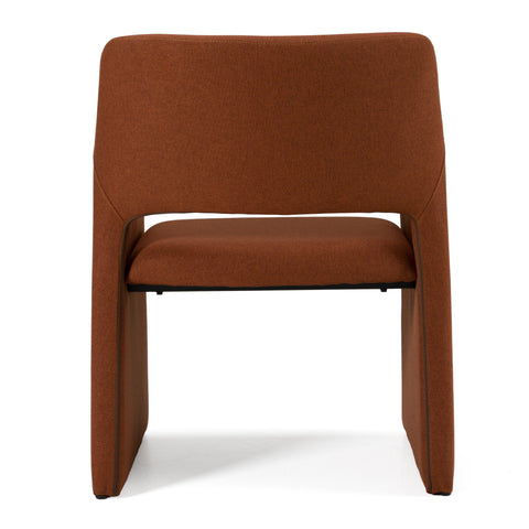 Modrest Lasara Modern Rust Fabric Dining Chair Model VGDW-L-895-RST