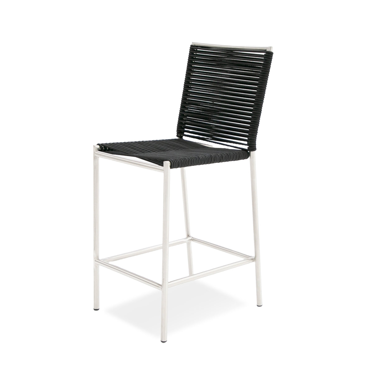 Modrest Lathrop Modern Outdoor Black Counter Stool Model VGGR911939