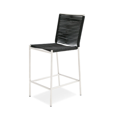 Modrest Lathrop Modern Outdoor Black Counter Stool Model VGGR911939