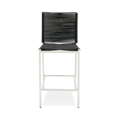Modrest Lathrop Modern Outdoor Black Counter Stool Model VGGR911939