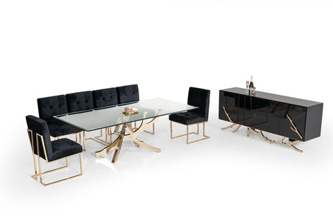 Modrest Legend Modern Black & Gold Buffet By VIG Furniture