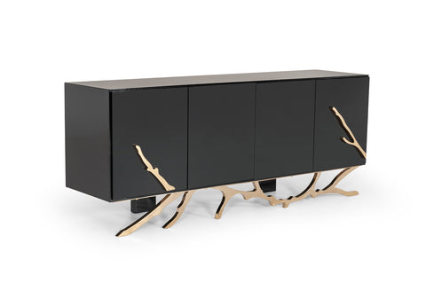 Modrest Legend Modern Black & Gold Buffet By VIG Furniture