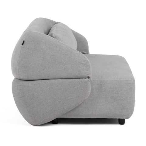 Divani Casa Lerner Modern Light Grey Fabric Sofa Bed Model VGKK-KF.8130-CLOUD