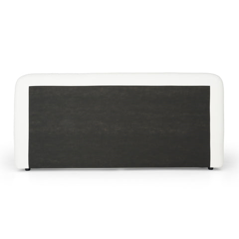 Modrest Liam Modern Ivory Fabric Upholstered Bed Model VGKK-KF.B2007-IVY