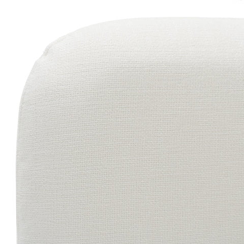 Modrest Liam Modern Ivory Fabric Upholstered Bed Model VGKK-KF.B2007-IVY