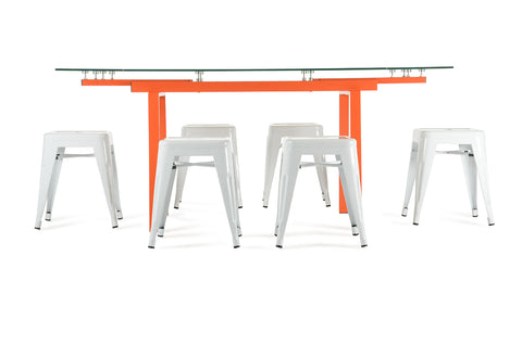 Modrest Linus Contemporary Glass Extendable Dining Table Model VGGU2879XT-6