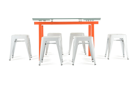 Modrest Linus Contemporary Glass Extendable Dining Table Model VGGU2879XT-6