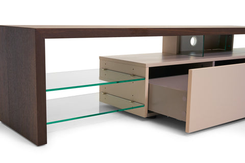 Modrest Loreta Modern Smoked Oak Tv Stand Model VGHB-377F-SOAK