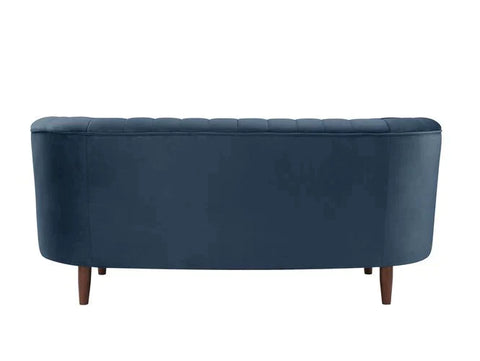 Millephri Blue Velvet Loveseat Model LV00170 By ACME Furniture